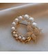 XSB083 - Elegant Pearl Saree Brooch